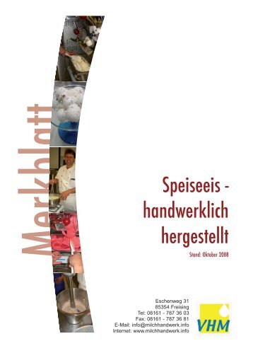 Speiseeis - Verband für handwerkliche Milchverarbeitung im ...