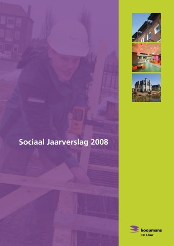 Sociaal Jaarverslag 2008 - Koopmans