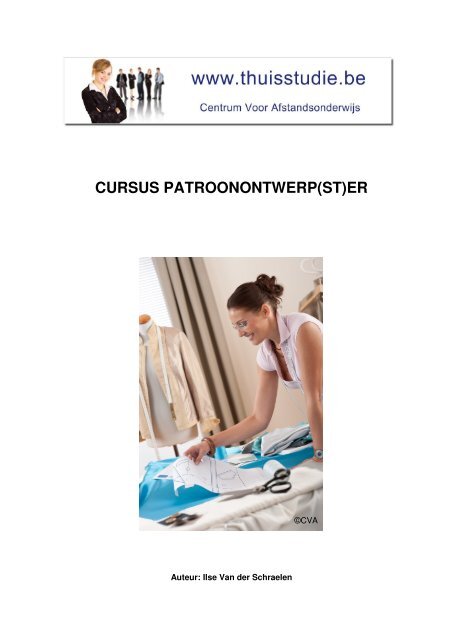 CURSUS PATROONONTWERP(ST)ER - Ondernemersschool