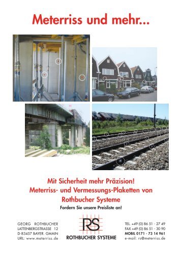 Prospekt PDF - Rothbucher Systeme