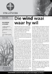 Die wind waai waar hy wil - Straatwerk