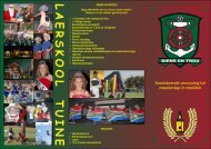 LS Tuine Pamflet - Laerskool Tuine