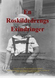 En Roskildedrengs Erindringer (1939-2000) - Dansk Thai Website