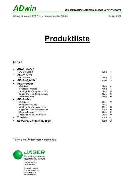 Adwin-Pro