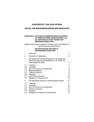 Rekeningkunde / STR / Diploma in Ouditkunde