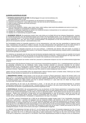 algemene jaarverslag vir 2008 - Lscp.co.za