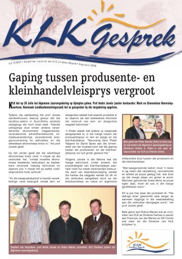 Gaping tussen produsente- en kleinhandelvleisprys vergroot