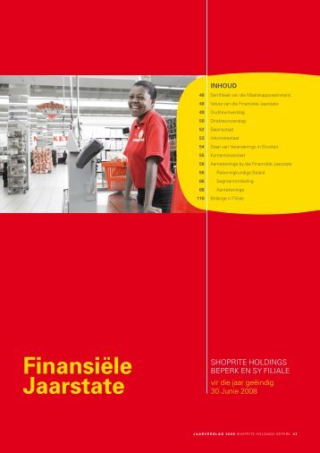 Finansiële Jaarstate - Shoprite