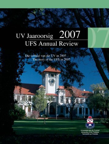 UV Jaaroorsig - University of the Free State
