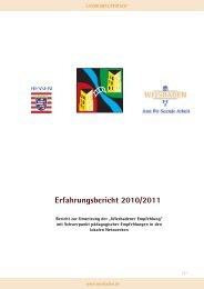 Erfahrungsbericht 2010/2011 Bericht zur ... - MitInitiative eV