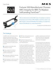 Fortune 500 Manufacturer Chooses MKS Integrity for IBM i To ...