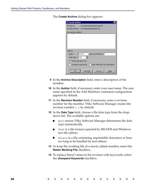 The Vertical Sky Software Manager User Guide - MKS