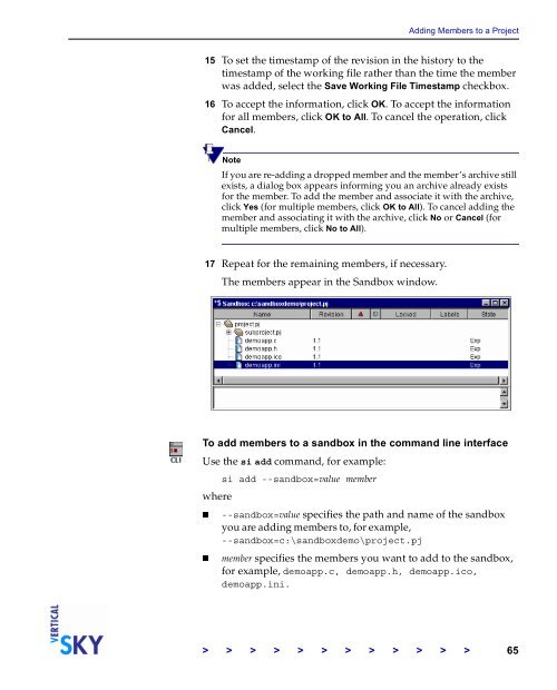 The Vertical Sky Software Manager User Guide - MKS