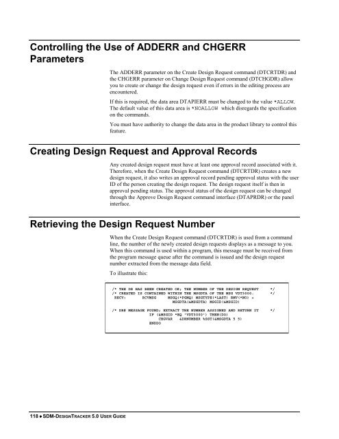 SDM-DesignTracker 5.0 User Guide - MKS