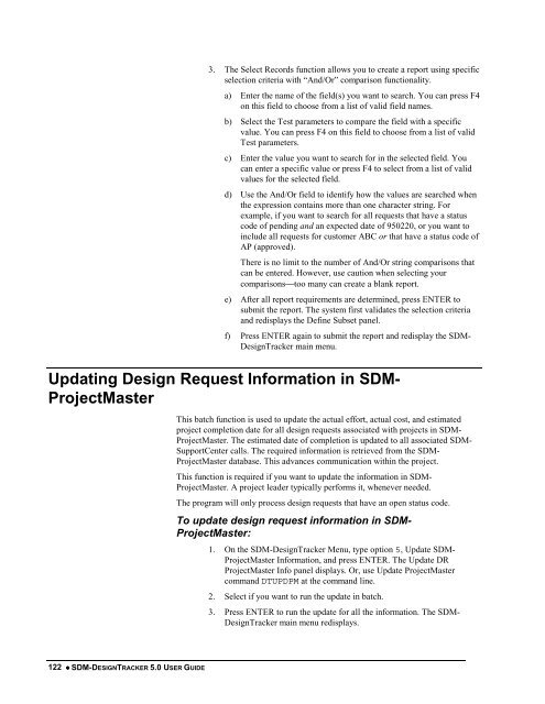 SDM-DesignTracker 5.0 User Guide - MKS