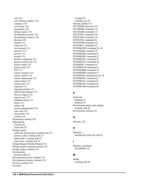 SDM-DesignTracker 5.0 User Guide - MKS