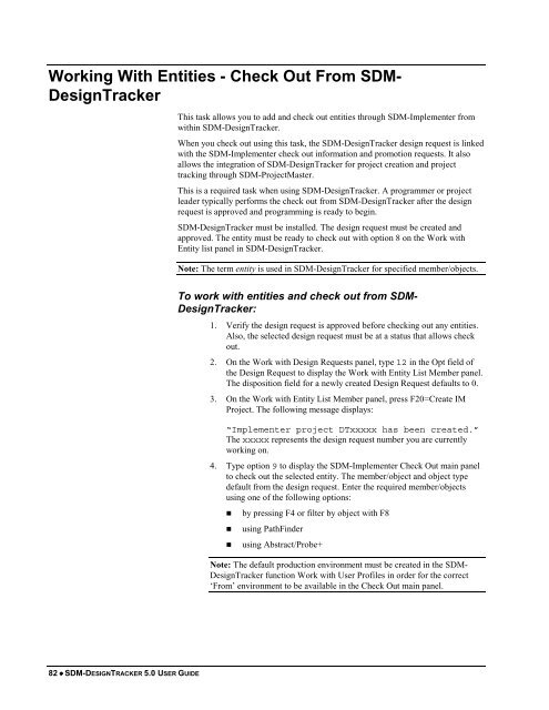 SDM-DesignTracker 5.0 User Guide - MKS