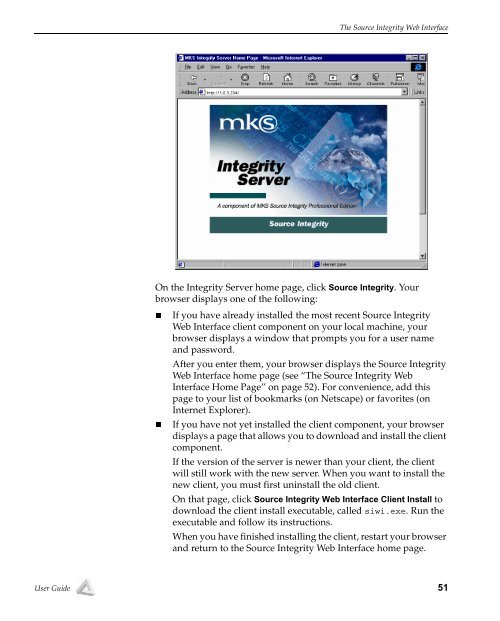 The Source Integrity Professional Edition User Guide - MKS