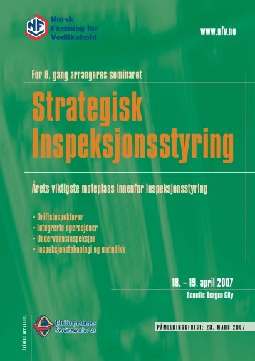 740109 Strategisk insp.indd - Tekniske Foreningers Servicekontor AS