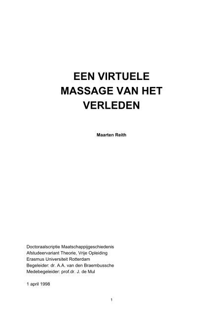 EEN VIRTUELE MASSAGE