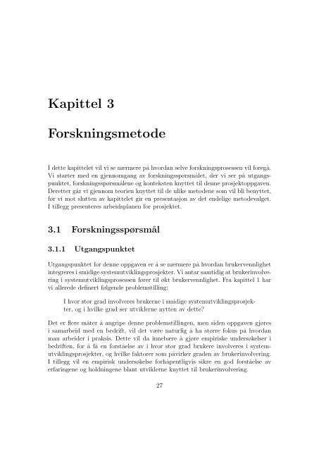 Brukervennlighet i smidig systemutvikling - Brukerinvolvering i ...