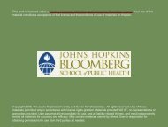 Epidemiologic Investigations - jhsph ocw - Johns Hopkins ...