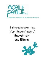 Babysitter Vertrag Familienservice