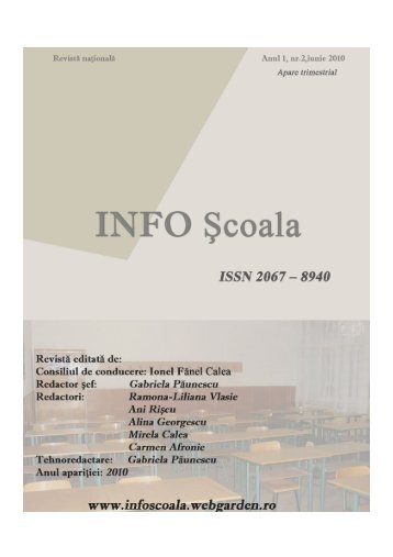 INFO Şcoala