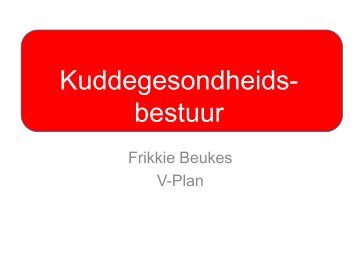 Kuddegesondheids- bestuur - Nwrpo.co.za