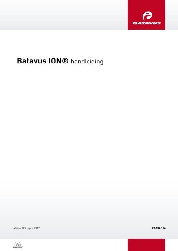 ION technologie compleet - Batavus