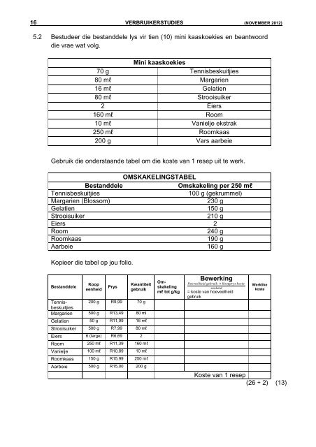 GRAAD 11 NOVEMBER 2012 VERBRUIKERSTUDIES