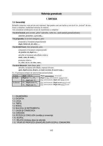 Gramatica B2-C1 Vocabular de baza al limbii române