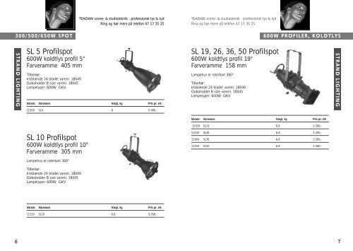 Teadan Katalog A5