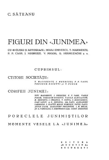 FIGURI DIN «JUNIMEA»