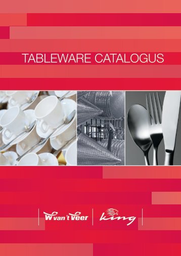 TABLEWARE CATALOGUS - King Nederland