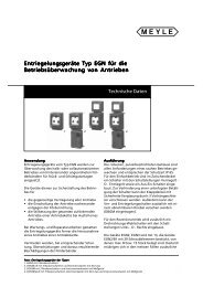 Entriegelungsgeräte / EGN / EGP - MEYER Industrie-Electronic GmbH