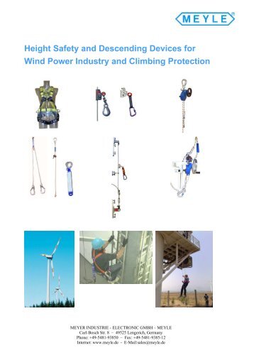Height Safety and Descending Devices for Wind Power Industry and ...