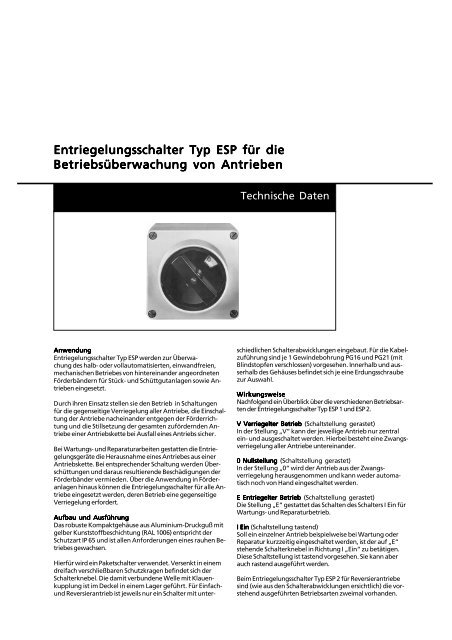 Bandüberwachung Katalog deutsch - MEYER Industrie-Electronic ...