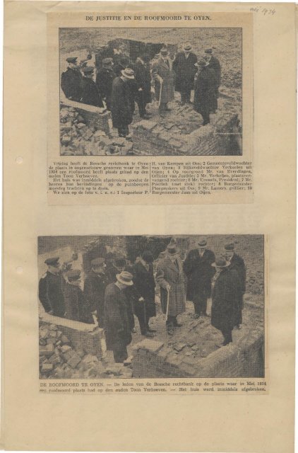 Overval Op De Gebroeders Verhoeven Te Oijen 1932 1935