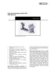 Pull-rope Emergency Switch SN VDE-aproved - MEYLE