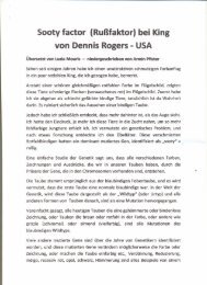 Sooty factor (Rußfaktor) bei King von Dennis Rogers - USA