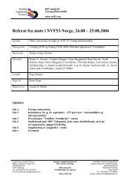 Referat fra møte i NVF53-Norge, 24.08 – 25.08.2006 - NVF-ITS