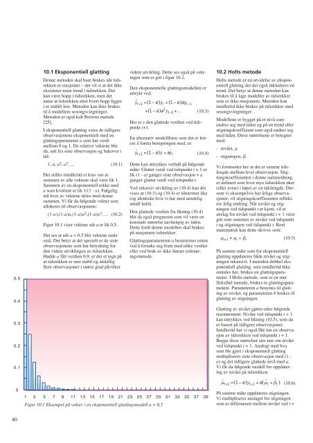 Prognosemetoder – en oversikt - Telenor