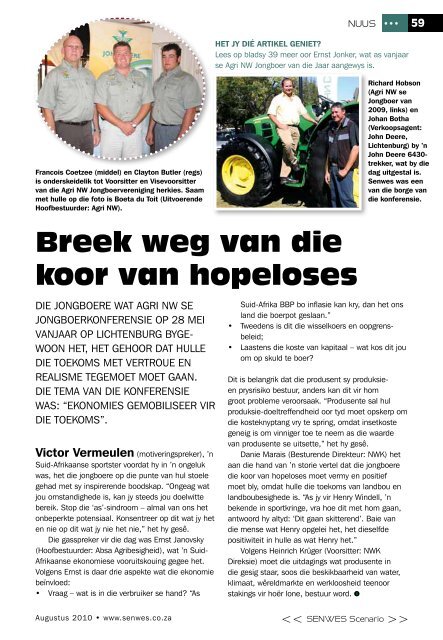 Agri NW Jongboer - Senwes Tuisblad