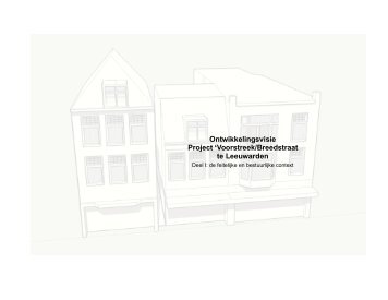 Ontwikkelingsvisie Project 'Voorstreek/Breedstraat te ... - Ashmore