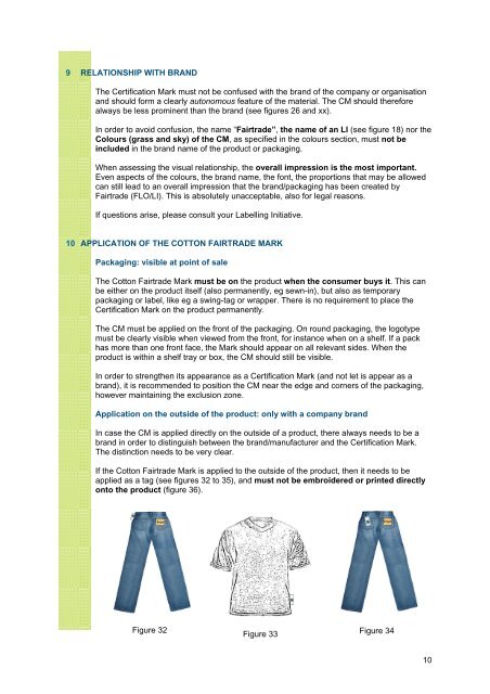 Fairtrade Cotton Certification Mark Manual ... - Max Havelaar