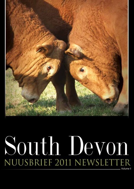 nuusbrief • newsletter • vol 1 • 2011 - South Devon Cattle Breeders