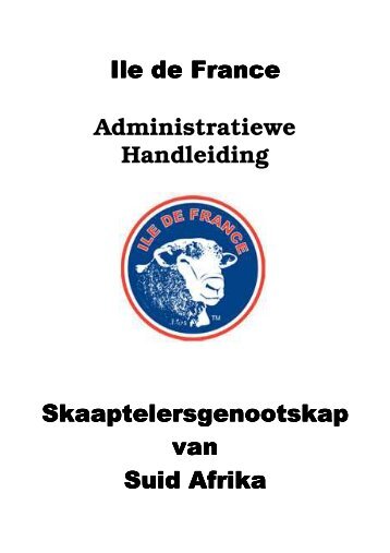 Administratiewe Handleiding - SA Stamboek