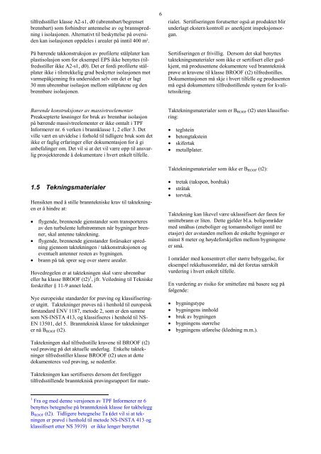 TPF informerer Nr. 6 Rev. 2011