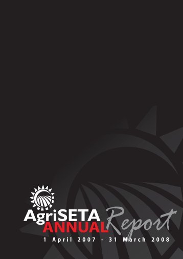 2007/2008 - AgriSETA